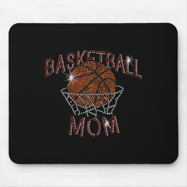 Mousepad Linda mãe de basquete para mamãe de basquete (Frente)