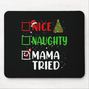 Mousepad Linda Mama Malvada Triu Lista de Natal Xma