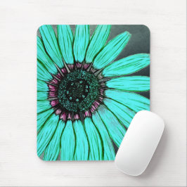 Mousepad Linda mão esboçada Flor