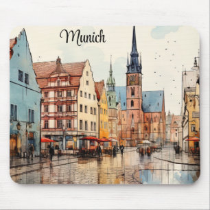 Mousepad Linda Munique pintada
