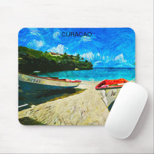 Mousepad Linda paisagem das Ilhas Tropicais de Curacao