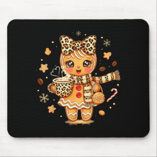 Mousepad Linda Pantera de Biscoito de Natal Christmas Xmas