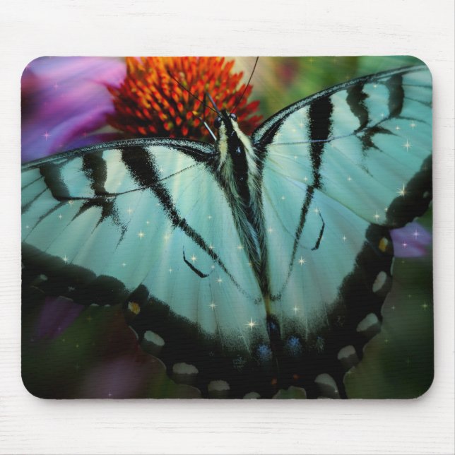 Mousepad Linda proteção do mouse da borboleta (Frente)