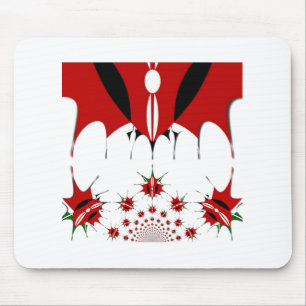 Mousepad Linda Tapeçaria no Quênia: Borboleta da Bandeira d