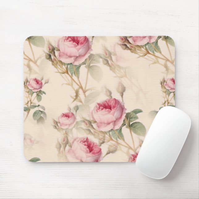 Mousepad Linda Vintage Floral (Com mouse)