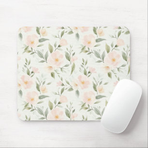Mousepad Lindas Flores de Pêssego