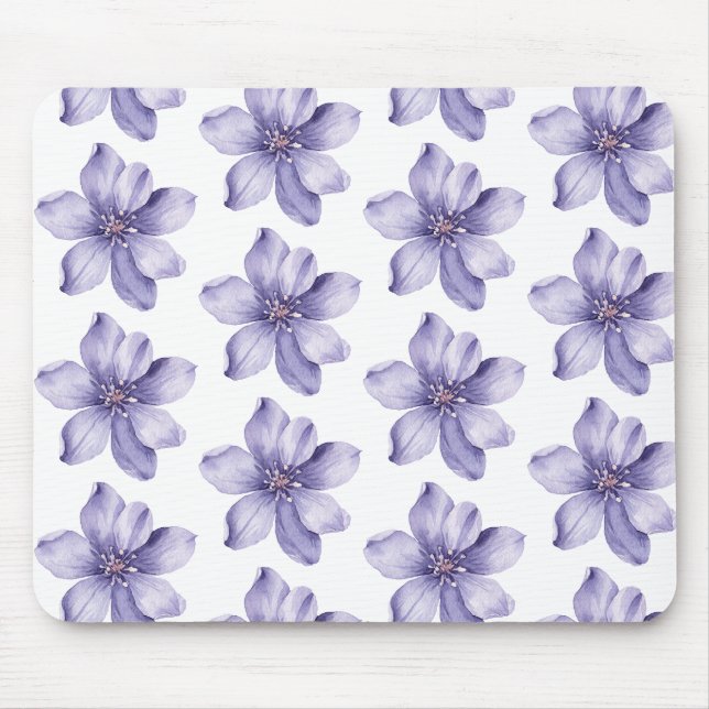 Mousepad Lindas Flores Roxas (Frente)