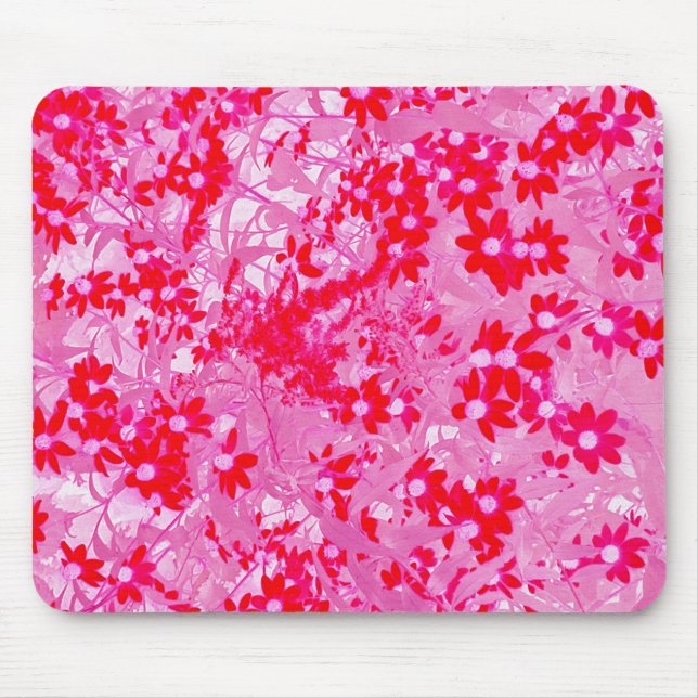 Mousepad Lindas Flores Vermelhas (Frente)