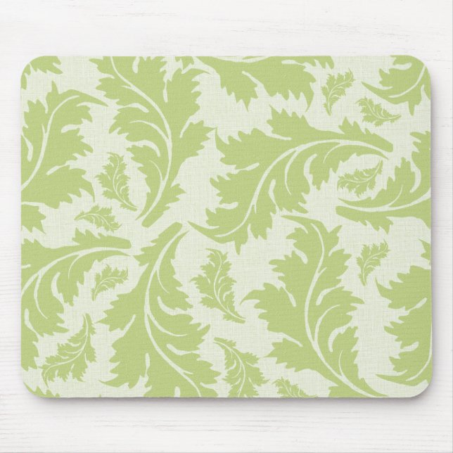 Mousepad Lindas folhas verdes (Frente)