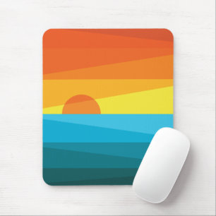 Mousepad Lindas ondas solares e marítimas