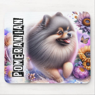 Mousepad Lindas Rações de Cachorro//Cachorro Pomerano