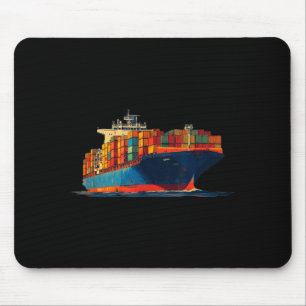 Mousepad Lindo Navio de Transporte Procura Amantes de Contê