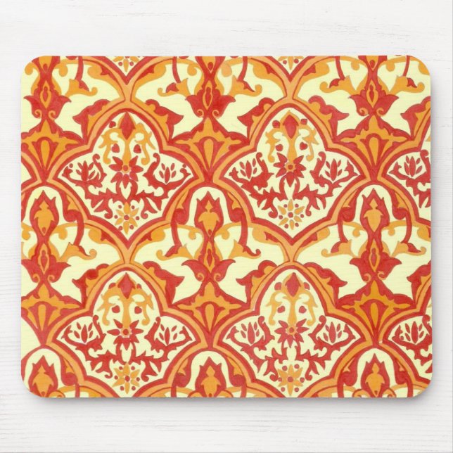 Mousepad LINDO PADRÃO - Vermelho e Laranja (Frente)