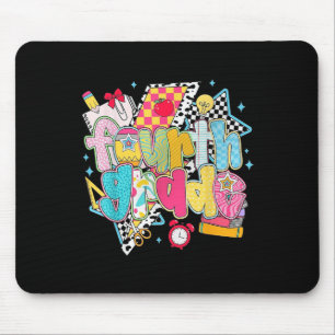 Mousepad Lindo Primeiro Dia De Aula Preppy Quarta Série De