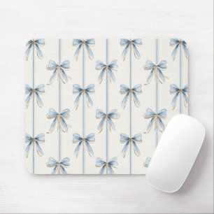 Mousepad Lindos Laços de Creme Azul