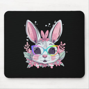 Mousepad Lindos Laços de Rosto de Coelho Tie Dye Gles Menin