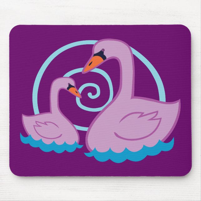 Mousepad Lindos Swans (Frente)