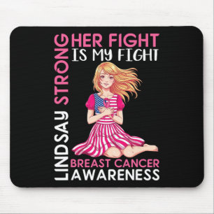 Mousepad Lindsay Forte Cancer De Mama Consciência Sua Luta