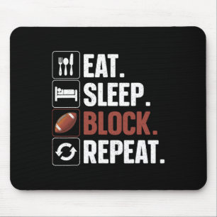 Mousepad Lineman Art For Men Jogadora De Futebol Feminina