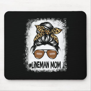 Mousepad Lineman Sangrado Mãe Vida Leopardo Mensagem Bun Pe