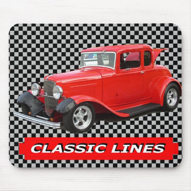 Mousepad LInes Clássicas do CLÁSSICO CAR (Frente)