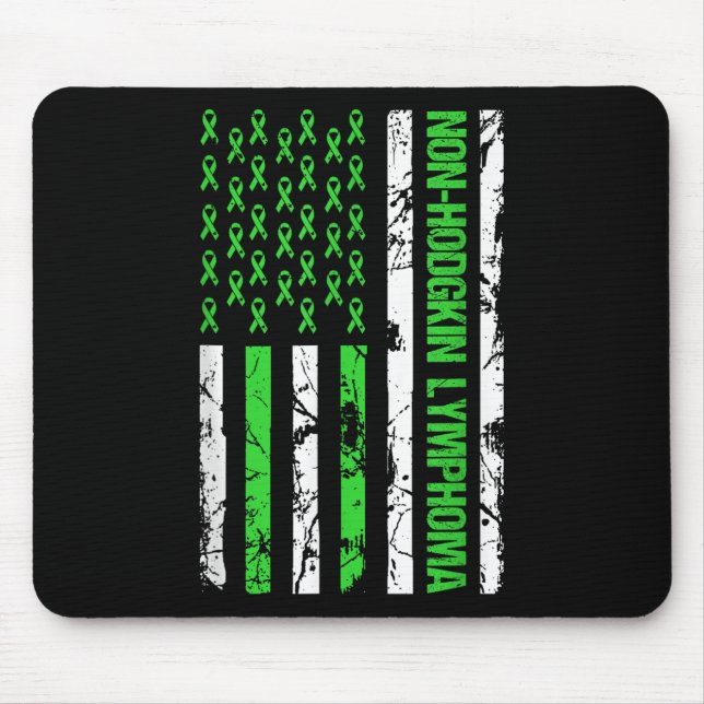 Mousepad Linfoma Não Hodgkin Banho do Verde limão (Frente)