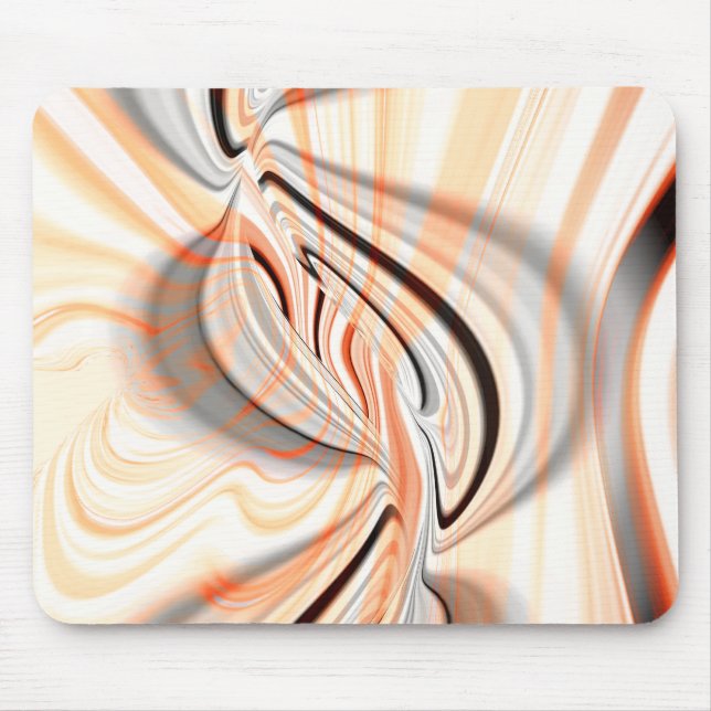 Mousepad "Língua" em textura de cor lisa com design de curv (Frente)