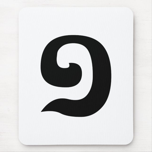 Mousepad Língua Khmer Cambojana Número 1 / Um / ១ (Muj) (Frente)