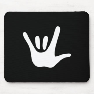Mousepad Linguagem Americana de Sinais Amor Asl Conscientiz