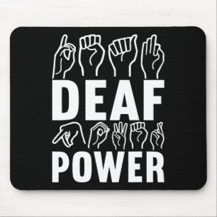 Mousepad linguagem de sinais de consciência Linguagem de si