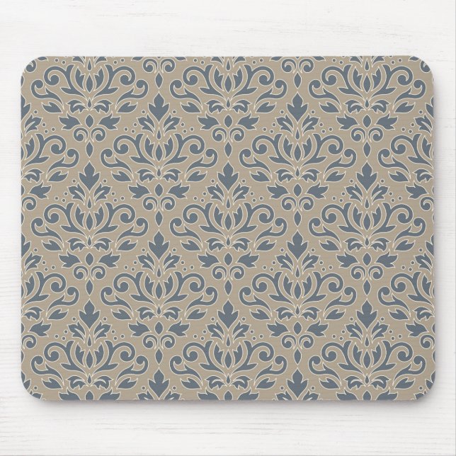 Mousepad Linha areia do creme da cor damasco do rolo do (Frente)
