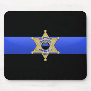Mousepad Linha Azul Fino - Crachá