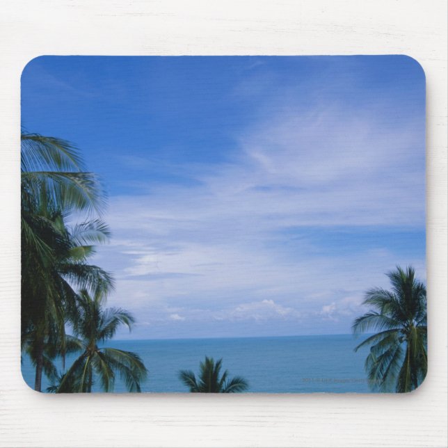 Mousepad Linha costeira vibrante (Frente)