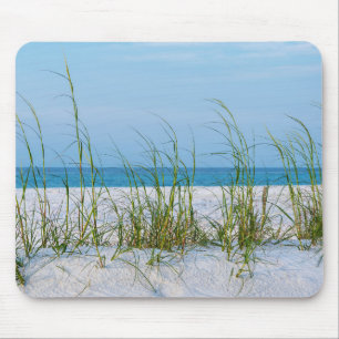 Mousepad Linha De Aveia Marítima Na Areia Branca