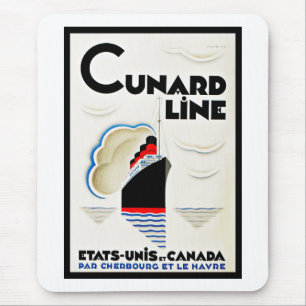 Mousepad Linha de Cunard do art deco