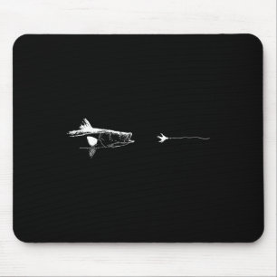 Mousepad Linha De Gancho De Pesca De Voo Gráfico - Naufrági