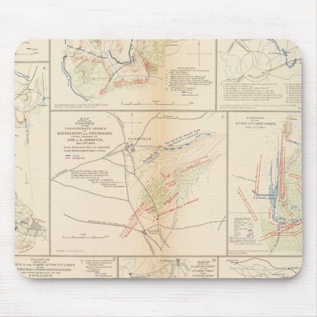 Mousepad Linha de marcha, 16º AC (Frente)