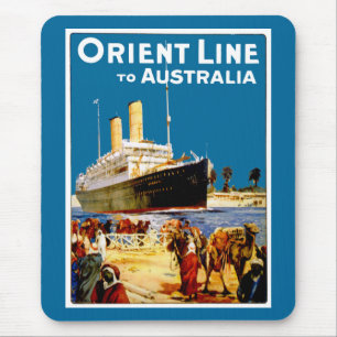 Mousepad Linha de Oriente a Austrália