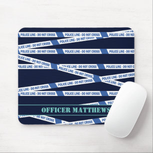 Mousepad Linha De Polícia Não Atravessa Fita De Cena De C