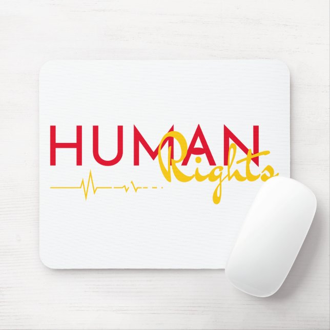 Mousepad Linha de vida dos direitos humanos (Com mouse)