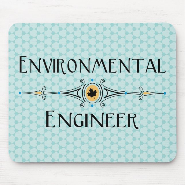 Mousepad Linha Decorativa do Engenheiro Ambiental (Frente)