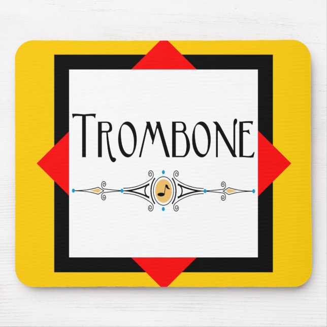 Mousepad Linha Decorativa Trombone (Frente)