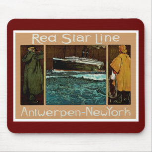 Mousepad Linha Red Star ~ Antuérpia - Nova Iorque