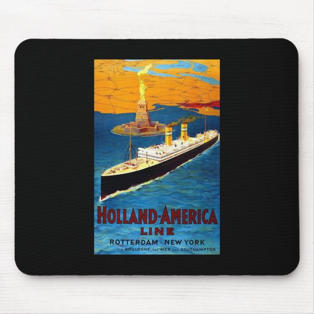 Mousepad Linha Rotterdam New York de Holland América (Frente)