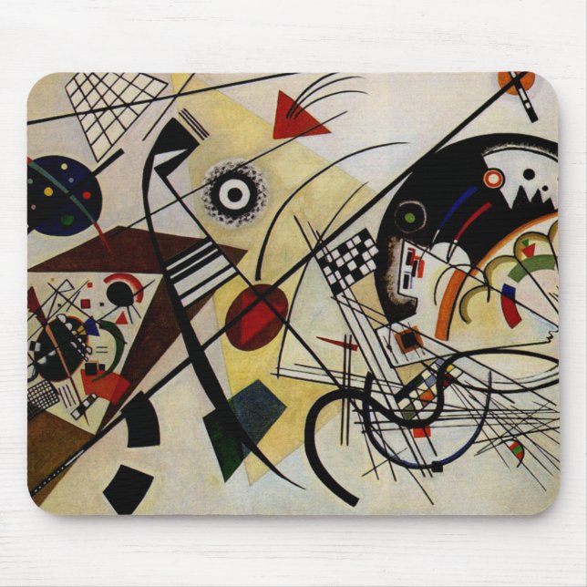 Mousepad Linha Transversal Sem Partida do Kandinsky (Frente)