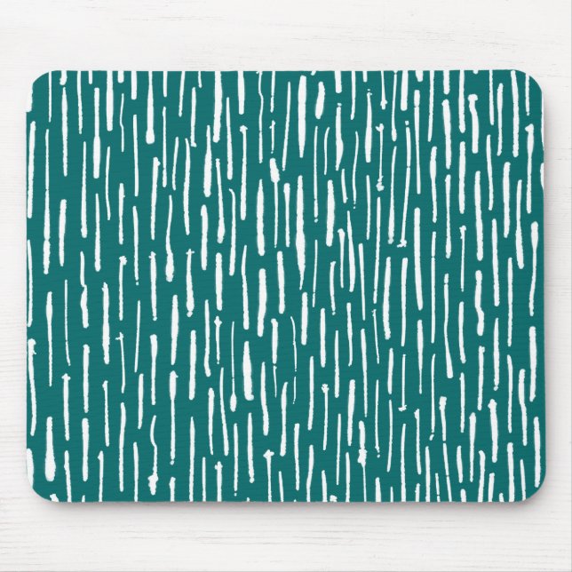 Mousepad Linhas ácidas - Branco em Verde Moss (Frente)