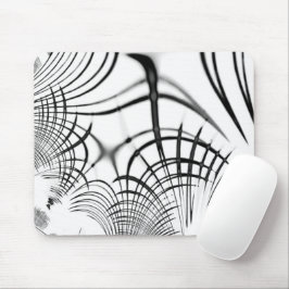 Mousepad Linhas cinzas cruzadas nos lembram desenhos de gar