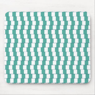 Mousepad Linhas confusas turquesa