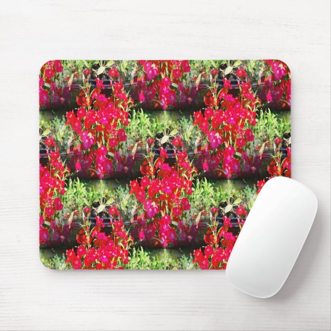 Mousepad Linhas de cravos... (Com mouse)