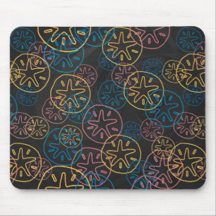 Mousepad Linhas de Dólar Vermelho Amarelo Azul